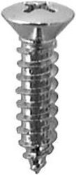 PHIL OVAL HEAD SCREW, #10 X 3/4, CHROME